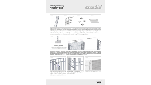 3ks arcadia Pergone16 Assembly Instruction